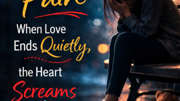 Shayari for Silent Breakup Pain – emotional love quotes for hidden heartbreak