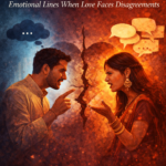 Marriage conflict shayari showing emotional struggles between husband and wife
