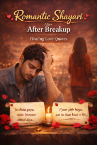 Romantic shayari after breakup healing love quotes