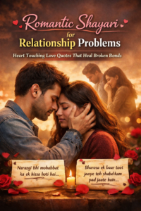 Romantic shayari for relationship problems and trust issues