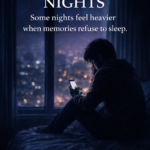 emotional shayari for heartbreak nights lonely breakup quotes poster