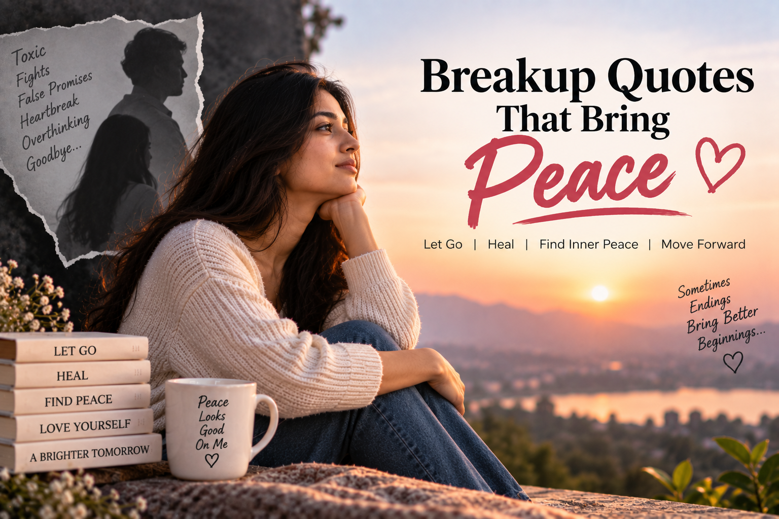Breakup Quotes That Bring Peace – Emotional Shayari to Find Inner Calm After Heartbreak