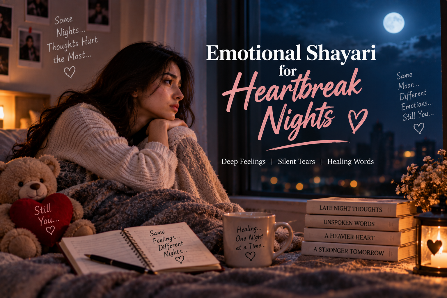 Emotional Shayari for Heartbreak Nights – Love Quotes for Lonely Nights After Breakup