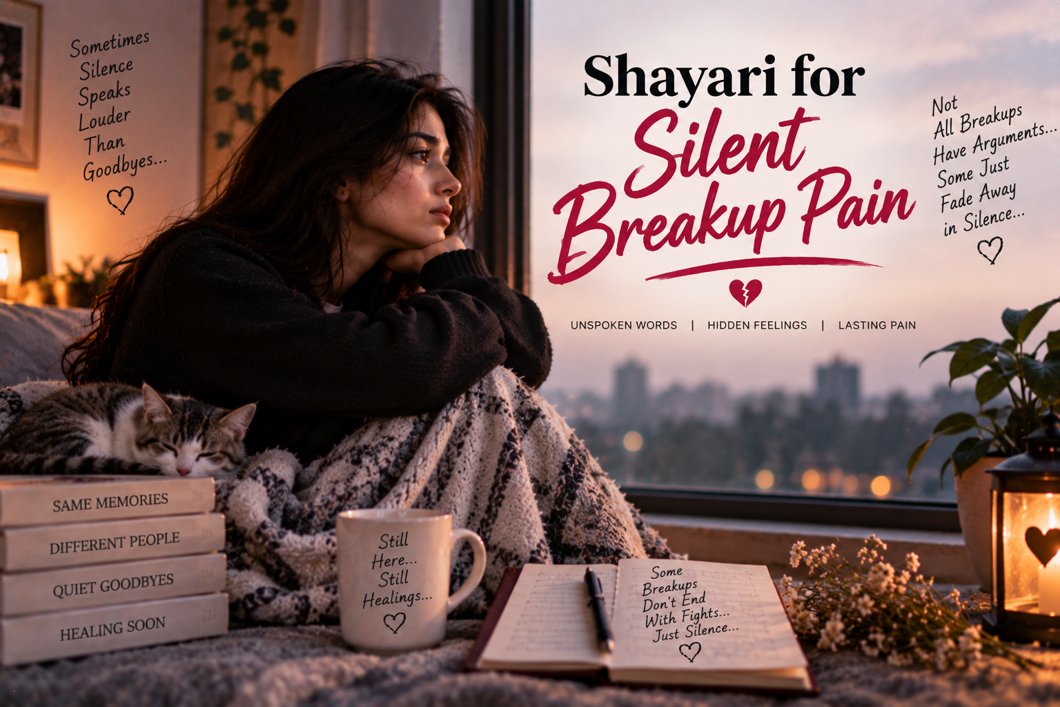 Shayari for Silent Breakup Pain – Love Quotes for Hidden Heartbreak